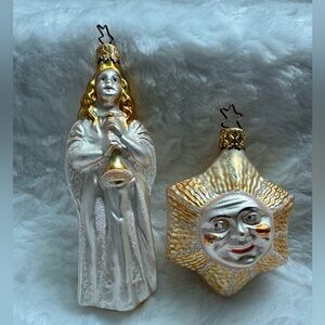 Inge Glass  Angel and STAR Ornaments Made in Germany